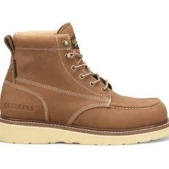 Women Carolina Men’s AMP 6” Moc Toe WP USA Made Wedge Work Boot CA7041