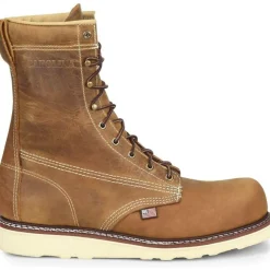 Women Carolina Men's Amp USA 8" Steel Toe Slip Resist Work Boot -- CA7505