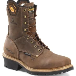 Women Carolina Men's Coppice 8" Composite Toe WP Logger Work Boot - - CA9855
