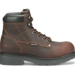 Women Carolina Men's Dice 6" Waterproof Slip Resistant Work Boot -Brown- CA6011