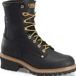 Women Carolina Men's Elm 8" ST Unlined Logger Slip Resist Work Boot -- CA1825