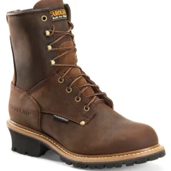 Women Carolina Men's Elm 8" Steel Toe WP Logger Work Boot - - CA9821