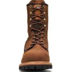 Women Carolina Men's Elm 8" Steel Toe WP Logger Work Boot - - CA9821