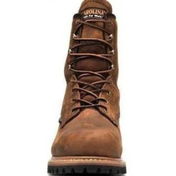 Women Carolina Men's Elm 8” Stl Toe WP INS Logger Work Boot - - CA5821