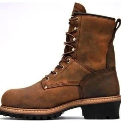 Women Carolina Men's Elm 8” Stl Toe WP INS Logger Work Boot - - CA5821