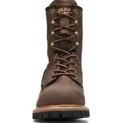 Women Carolina Men's Elm 8” Waterproof Logger Work Boot - - CA8821