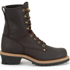 Women Carolina Men's Elm Logger 8" Soft Toe Slip Resist Work Boot -- 821