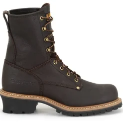 Women Carolina Men's Elm Logger 8" Steel Toe Slip Resist Work Boot -- 1821