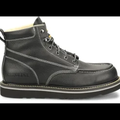 Women Carolina Men's Flatiron 6" Moc Toe Wedge Work Boot - - CA7007