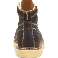 Women Carolina Men’s Flatiron 6” Moc Toe Wedge Work Boot - Brown - CA7043