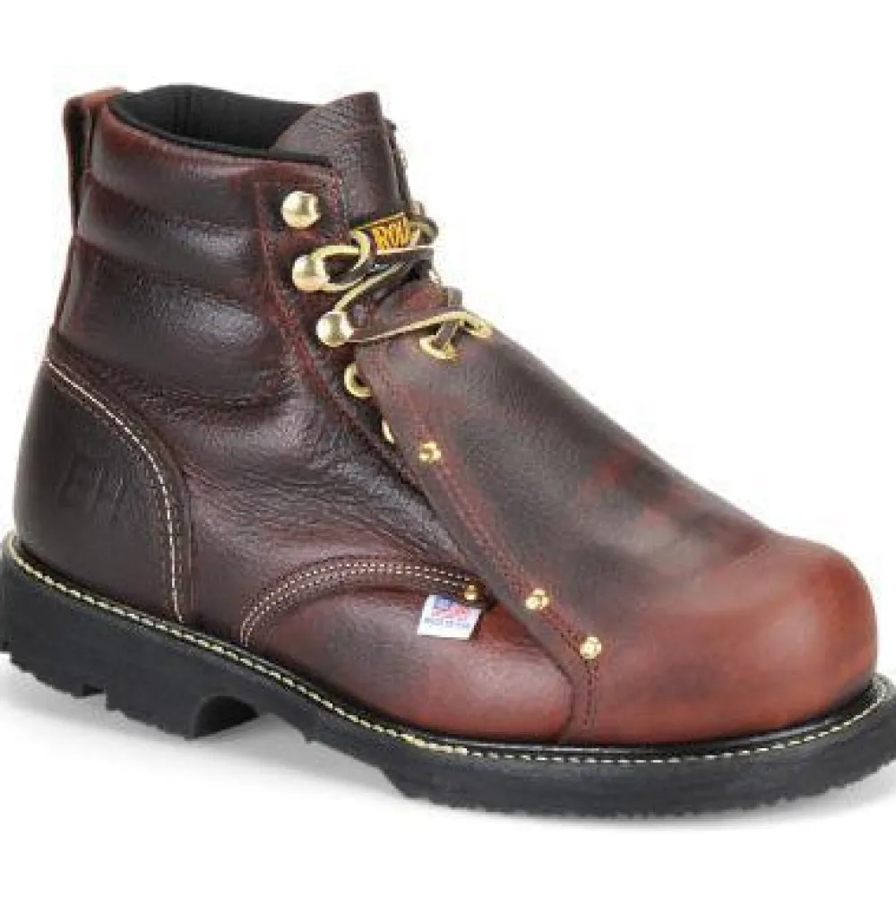 Carolina Men's Int Lo USA Made 6" Metguard Work Boot - Briar - 508