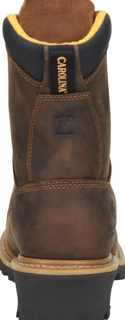 Women Carolina Men’s Poplar 8” Soft Toe WP Logger Work Boot - - CA9053