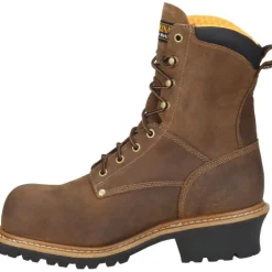 Women Carolina Men’s Poplar 8” WP Comp Toe Logger Work Boot - CA9852