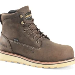 Women Carolina Men's Staple Gun 6" Carbon Comp Toe WP Work Boot -Brown- CA7572