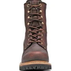 Women Carolina Women's Elm 8" Logger Work Boot - Brown - CA421
