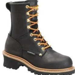 Women Carolina Women's Elm 8” WP Steel Toe Logger Work Boot - - CA1420