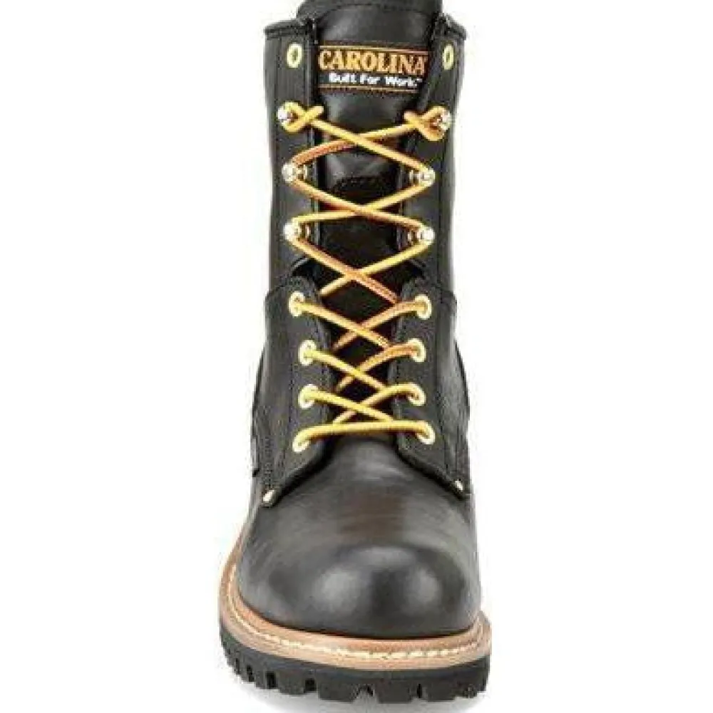 Women Carolina Women's Elm 8” WP Steel Toe Logger Work Boot - - CA1420