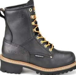 Women Carolina Women's Elm 8” WP Steel Toe Logger Work Boot - - CA1420