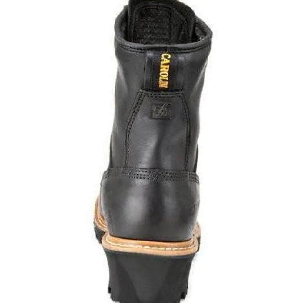 Women Carolina Women's Elm 8” WP Steel Toe Logger Work Boot - - CA1420