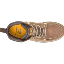 Women CAT Men's Calibrate Waterproof Steel Toe Work Boot -Khaki- P91420