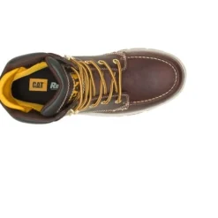 CAT Men's Impact Soft Toe WP Slip Resist Work Boot -Friar - P51076