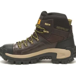 Women CAT Men's Invader Comp Toe Waterproof Hiker Work Boot -Coffee- P91541