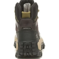 Women CAT Men's Invader Comp Toe Waterproof Hiker Work Boot -Coffee- P91541