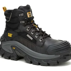 CAT Men's Invader Max Comp Toe WP Slip Resistant Work Boot -- P91728