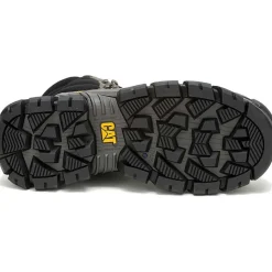 CAT Men's Invader Max Comp Toe WP Slip Resistant Work Boot -Gargoyle- P91730