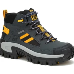 CAT Men's Invader Mid Vent Comp Toe WP Work Boot -Shadows- P91757