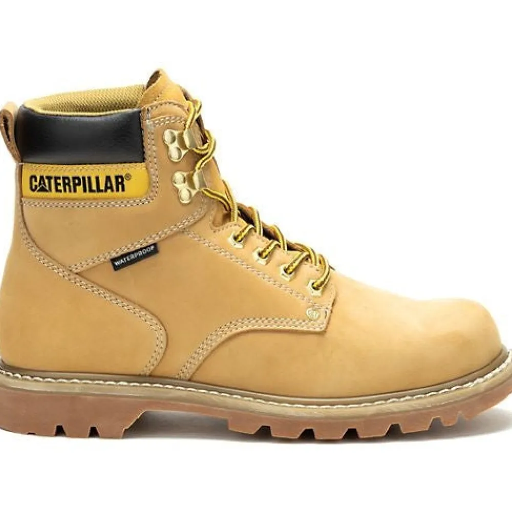 CAT Men's Second Shift Soft Toe WP Slip Resist Work Boot -- P51085
