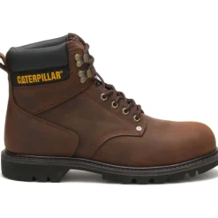 CAT Men's Second Shift Steel Toe Work Boot - Dark - P89586