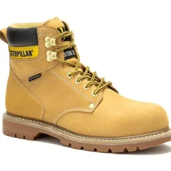 CAT Men's Second Shift Steel Toe WP Slip Resist Work Boot -- P91659