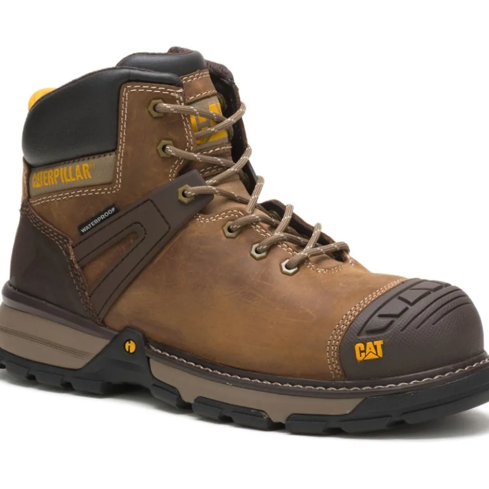 CAT Men's Superlite WP Carbon CT Work Boot - Dark Biege - P91218