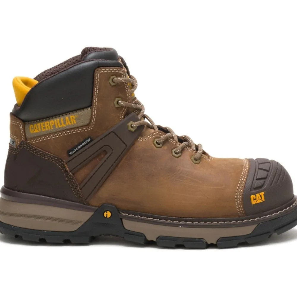 CAT Men's Superlite WP Carbon CT Work Boot - Dark Biege - P91218
