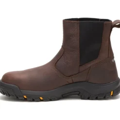 CAT Men's Wheelbase Steel Toe Work Boot - Clay - P91026