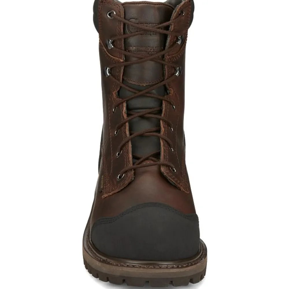 Women Chippewa Men's Aldarion 8" Comp Toe WP 400G Ins Logger Work Boot - 55053