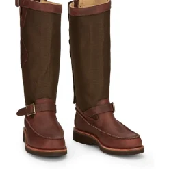Women Chippewa Men's Cutter 17" Moc Toe Pull-On Snake Hunt Boot - 23923