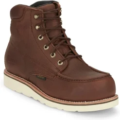 Women Chippewa Men's Edge Walker 6" Comp Toe WP Lace-Up Wedge Work Boot - 25342