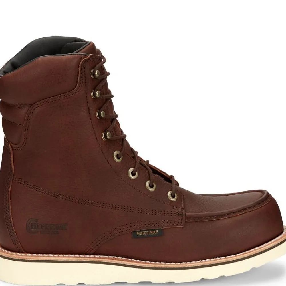 Women Chippewa Men's Edge Walker 8" Comp Toe WP Lace-Up Work Boot - 25347