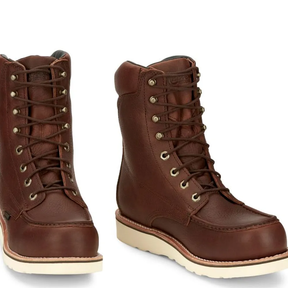 Women Chippewa Men's Edge Walker 8" Comp Toe WP Lace-Up Work Boot - 25347
