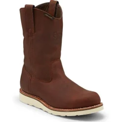 Women Chippewa Men's Edge Walker 11" Soft Toe WP Pull-On Wedge Work Boot - 25335