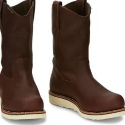 Women Chippewa Men's Edge Walker 11" Soft Toe WP Pull-On Wedge Work Boot - 25335
