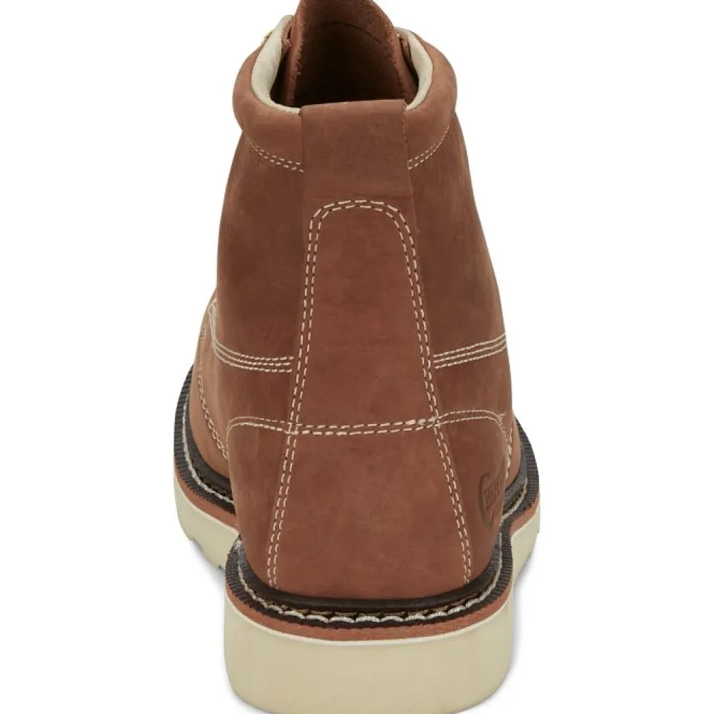 Women Chippewa Men's Edge Walker 6" Moc Toe Lace Up Work Boot -- ED5312