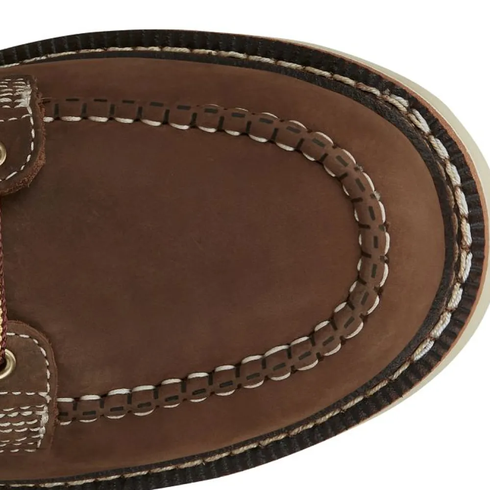 Women Chippewa Men's Edge Walker 6" Moc Toe Lace Up Work Boot -- ED5322
