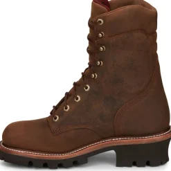 Chippewa Men's Super Dna 9" Plain Toe WP Lace Up Work Boot -- 59408