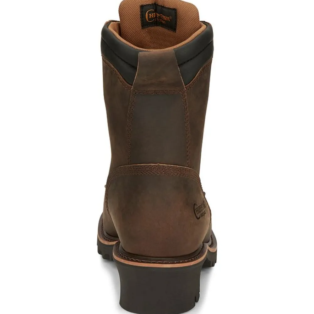 Women Chippewa Men's Valdor 8" Comp Toe WP 400G Ins Logger Work Boot - 73238