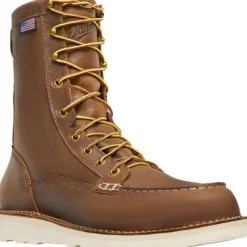 Women Danner Men's Bull Run 8" Steel Toe USA Made Wedge Work Boot - 15542