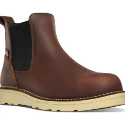 Women Danner Men's Bull Run 6" Steel Toe Chelsea Work Boot -- 15484