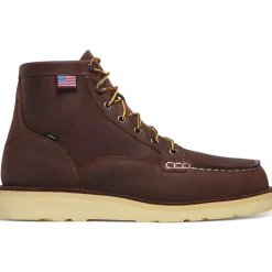 Women Danner Men's Bull Run GTX 6" Plain Toe WP Slip Resist Work Boot -- 15588
